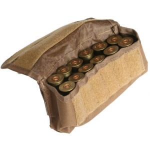 Outdoor Connection Coyote Brown MOLLE Tactical Shotgun Shell Pouch